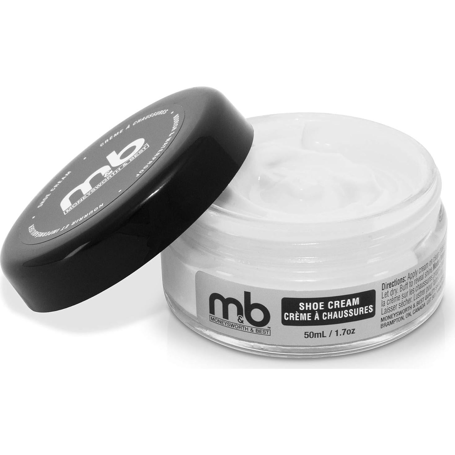 Crema para Zapatos Moneysworth & Best 50ml - Pulidor Blanco