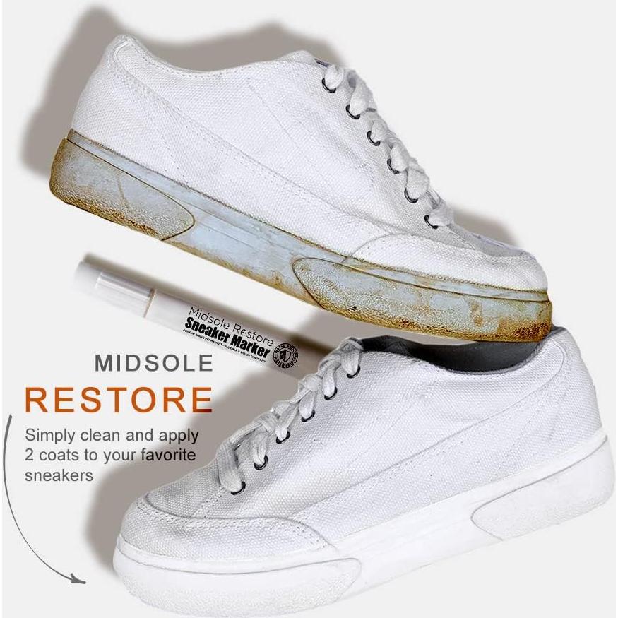 Marcador Restaurador de Media Suela VNDS - Pintura Acrílica Blanco