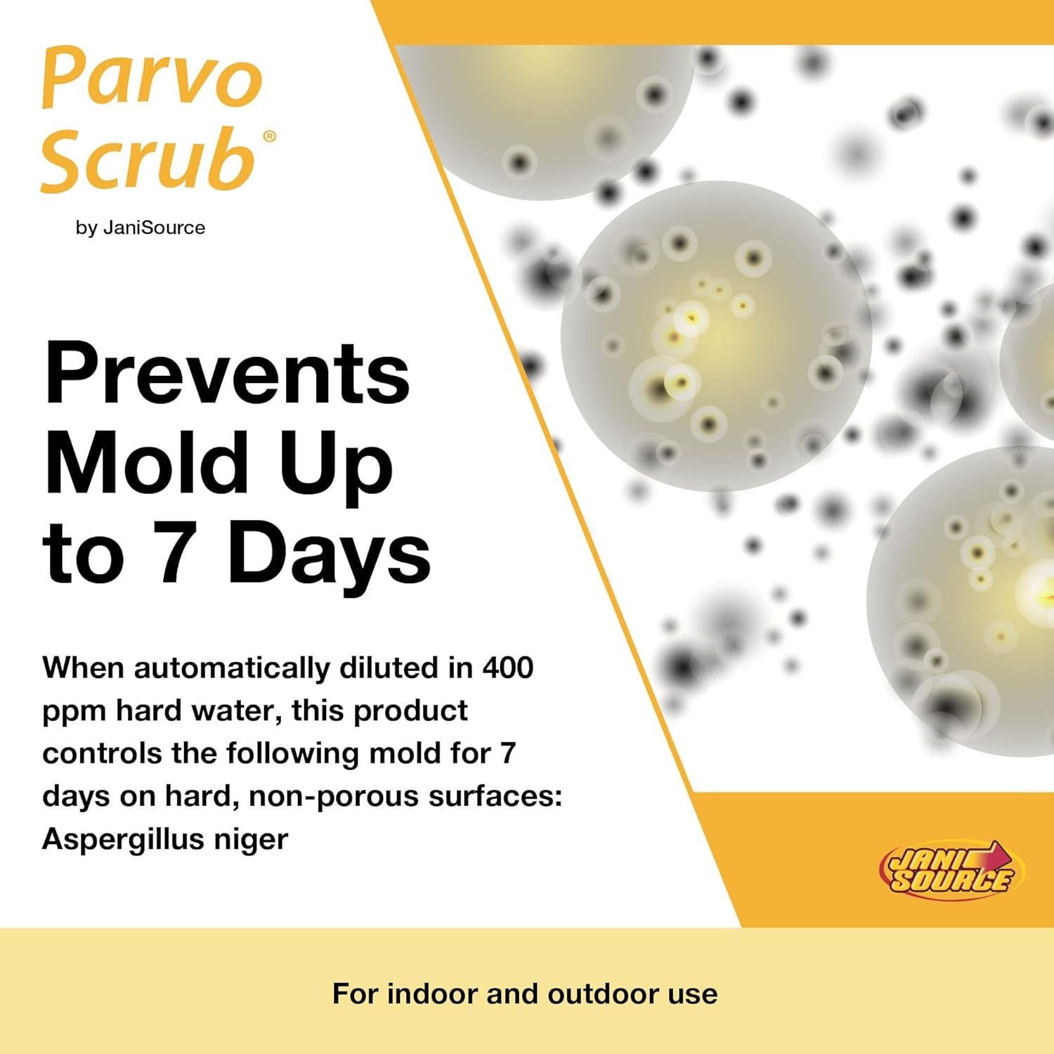 ParvoScrub Desinfectante Veterinario 4 Galones 3 en 1 JaniSource