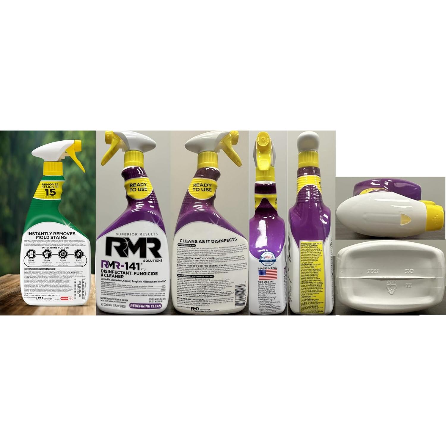 Kit Removedor de Moho RMR - 2 Botellas de 0.95 Litros