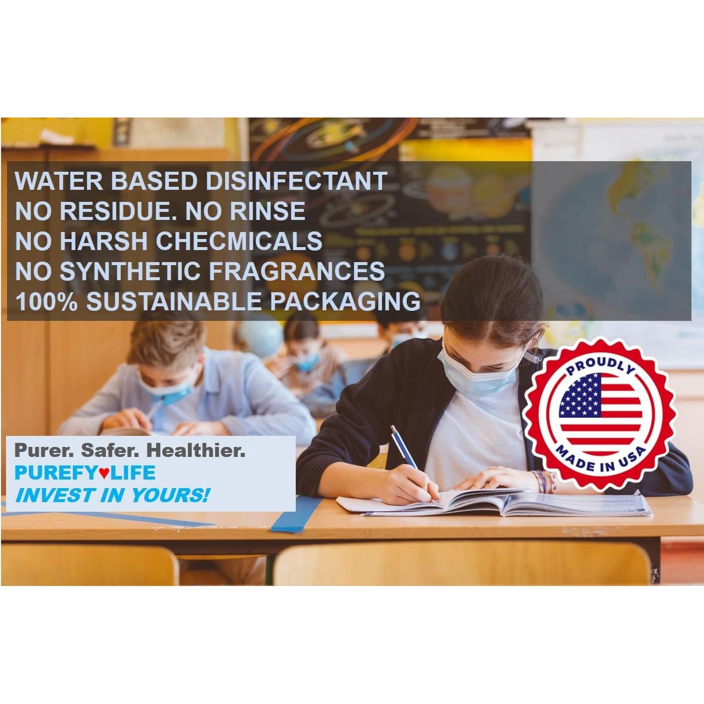 Spray Desinfectante Purefy 321g - Efectivo contra Virus y Hongos