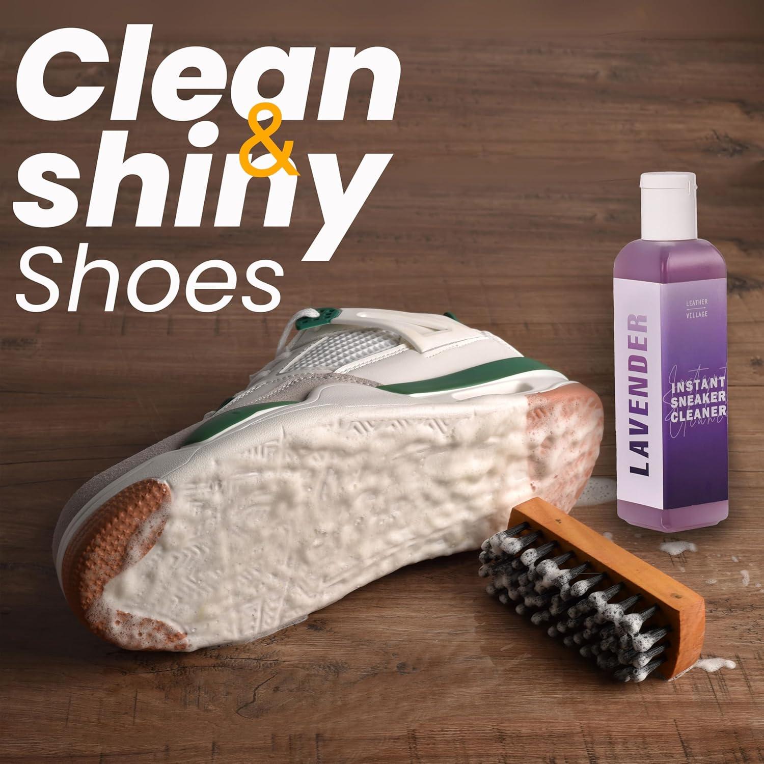 Kit Limpiador de Zapatos LEATHER VILLAGE 226g - Natural y Ecológico