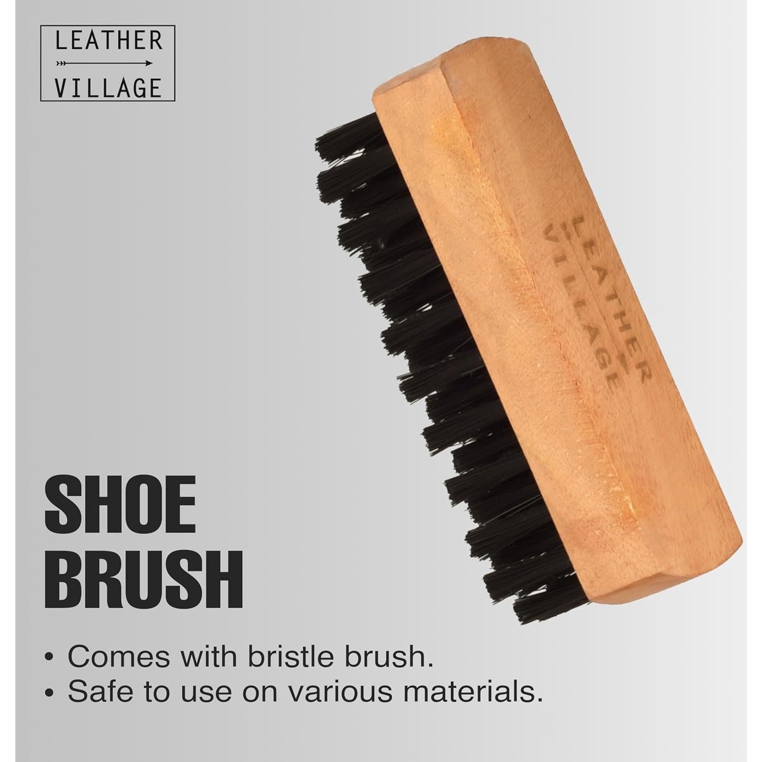 Kit Limpiador de Zapatos LEATHER VILLAGE 226g - Natural y Ecológico