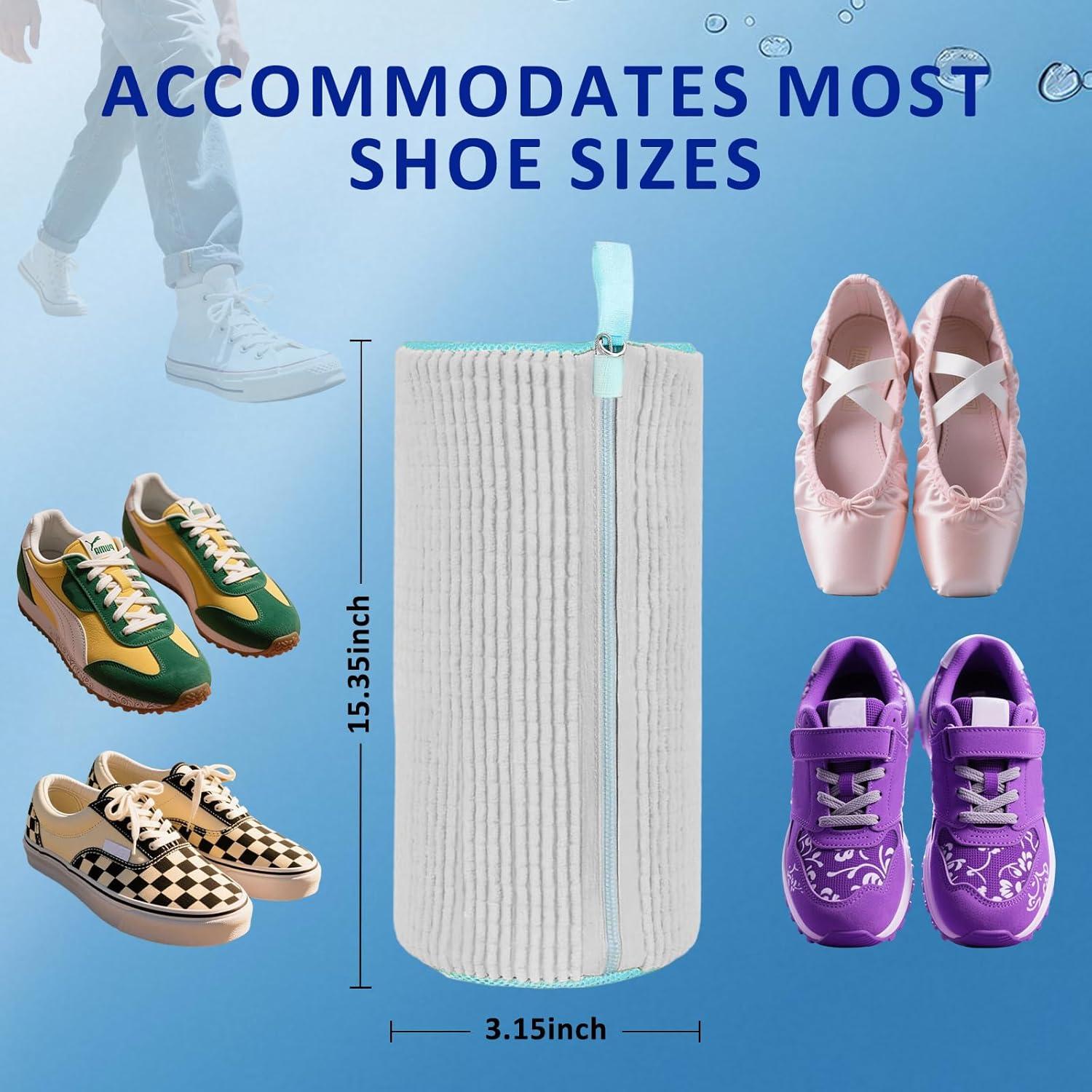 Bolsa de Lavado de Zapatos Peuesty Gris Reutilizable 39.37x19.05cm