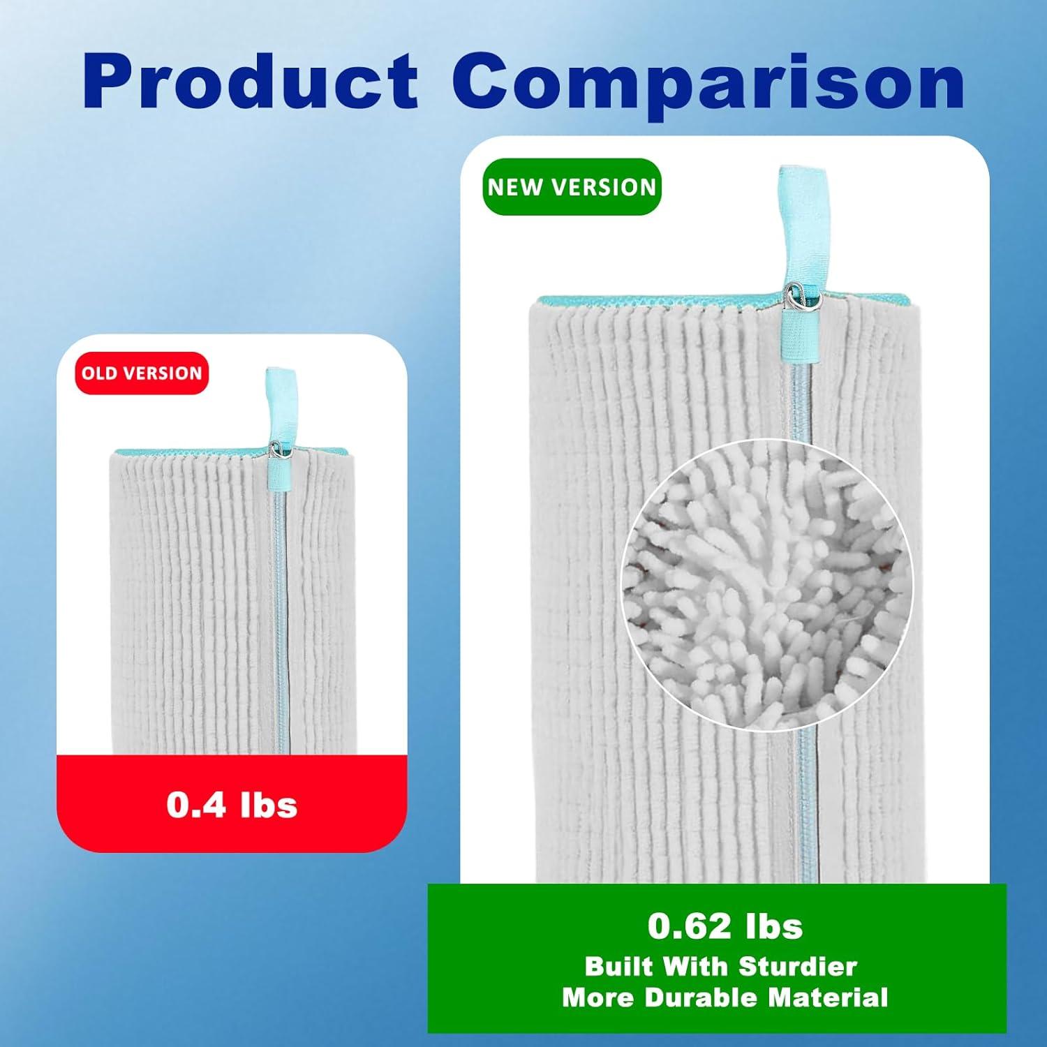 Bolsa de Lavado de Zapatos Peuesty Gris Reutilizable 39.37x19.05cm