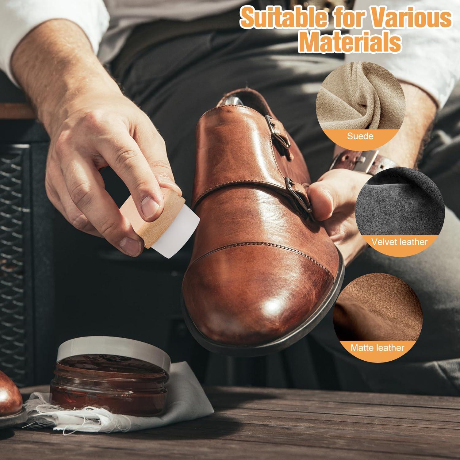 Cepillo y Borrador de Ante Genérico - 2 Piezas para Calzado