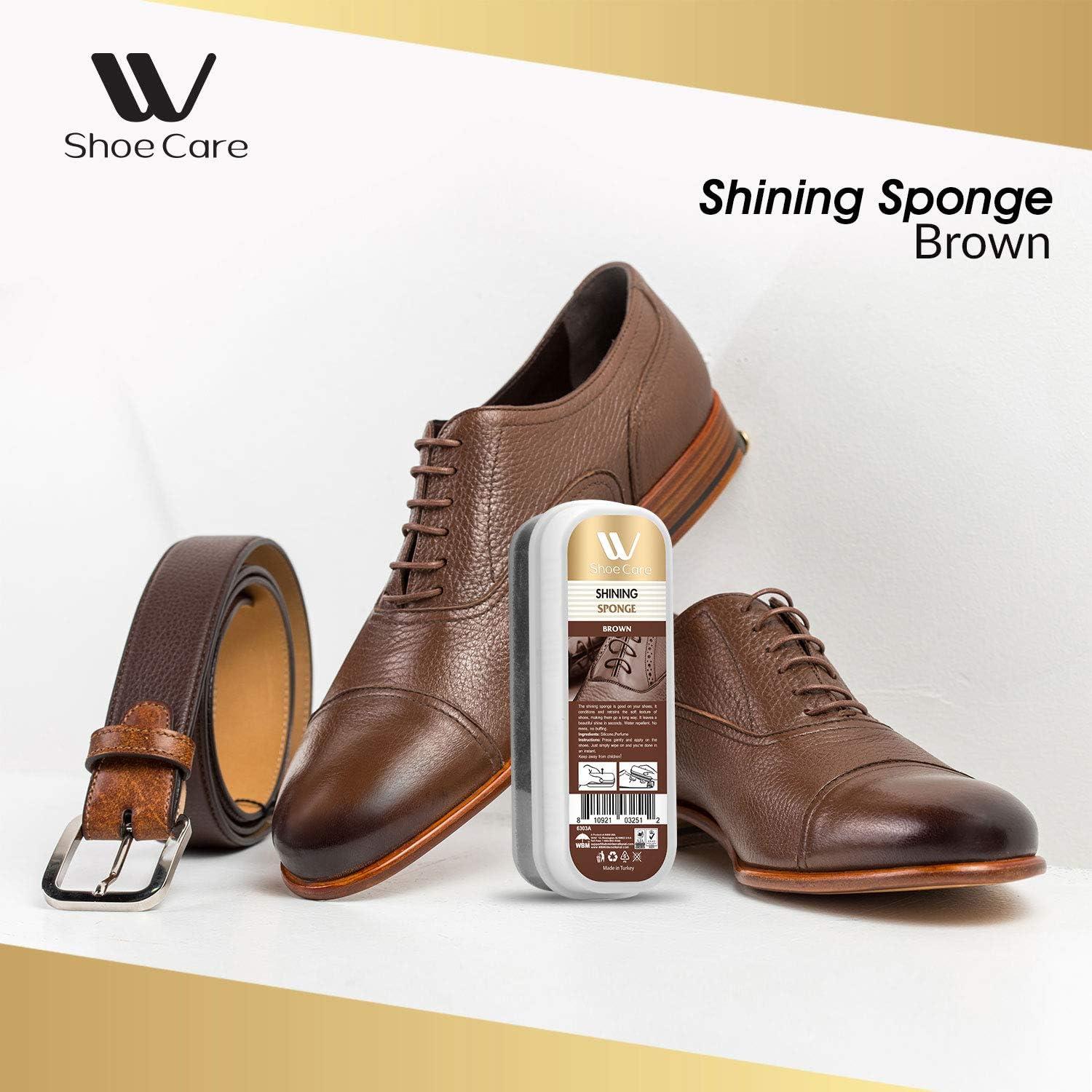 Esponja de Brillo para Zapatos Marrones WBM - 28.8g