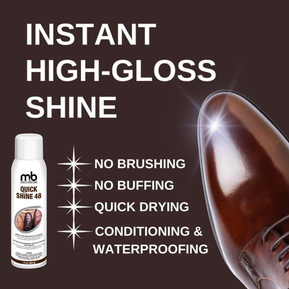 Cuidado de Zapatos Moneysworth & Best Brillo Rápido 396g