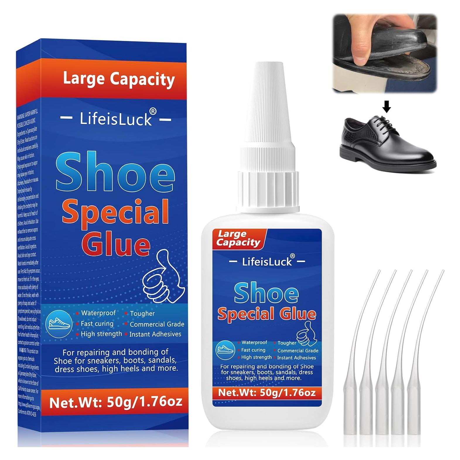 Pegamento para zapatos LifeisLuck 50g, secado rápido y fuerte