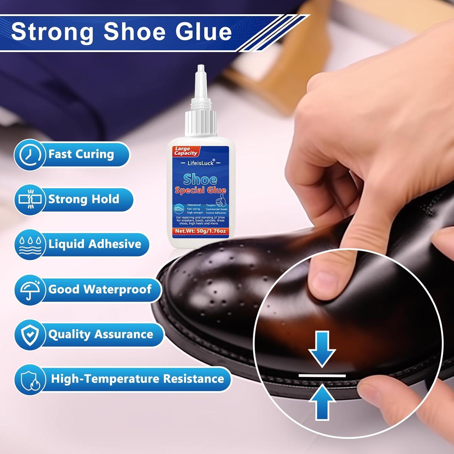 Pegamento para zapatos LifeisLuck 50g, secado rápido y fuerte