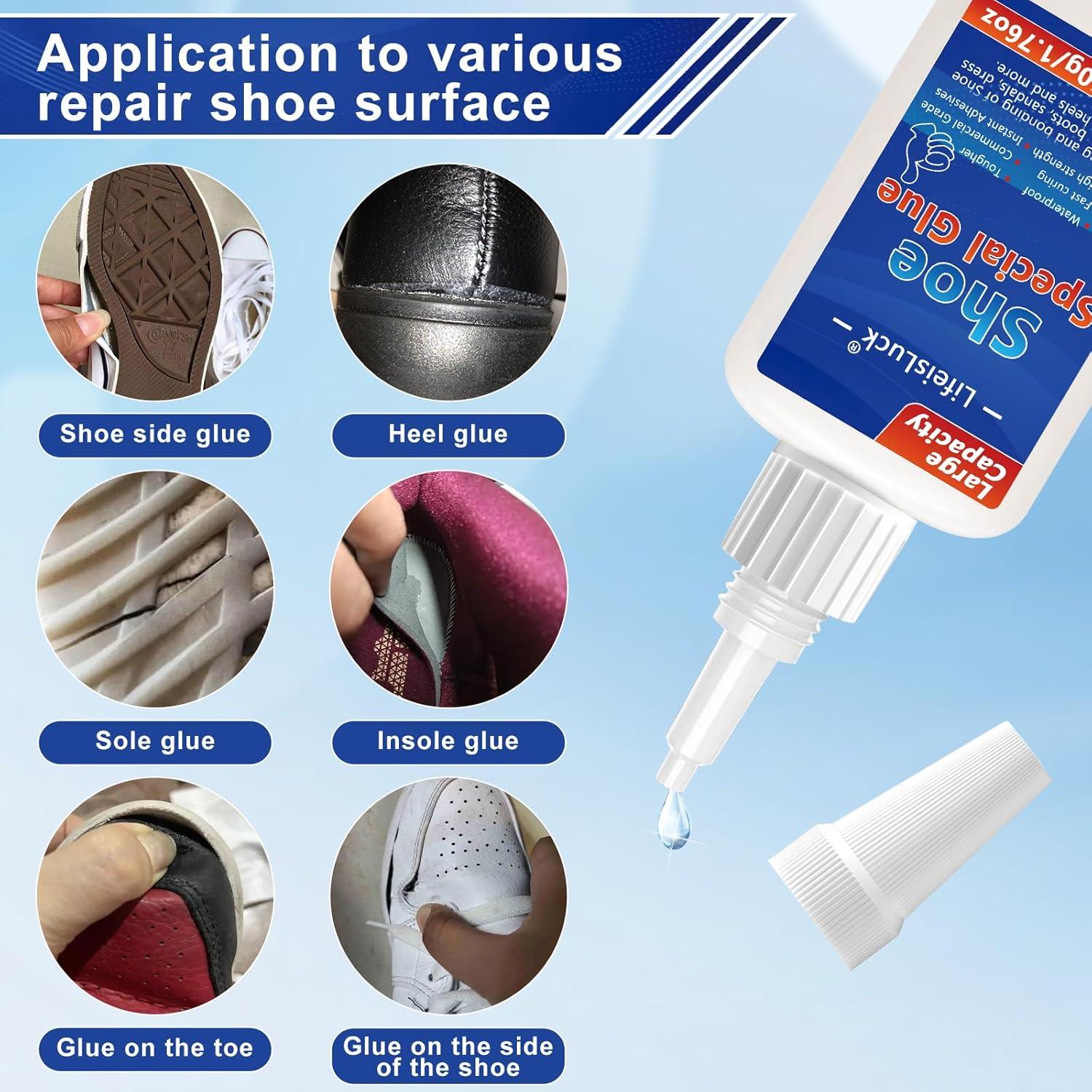 Pegamento para zapatos LifeisLuck 50g, secado rápido y fuerte