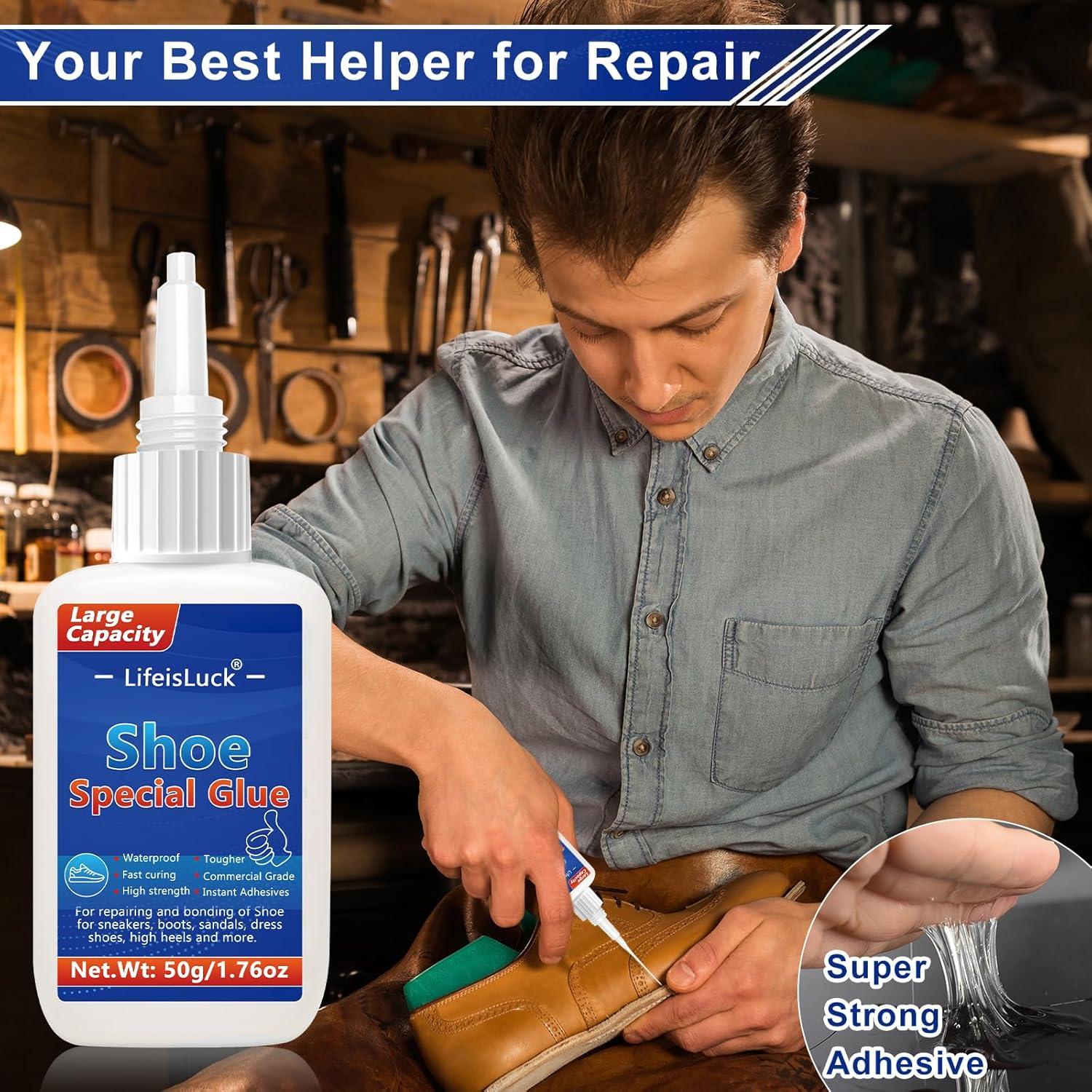 Pegamento para zapatos LifeisLuck 50g, secado rápido y fuerte