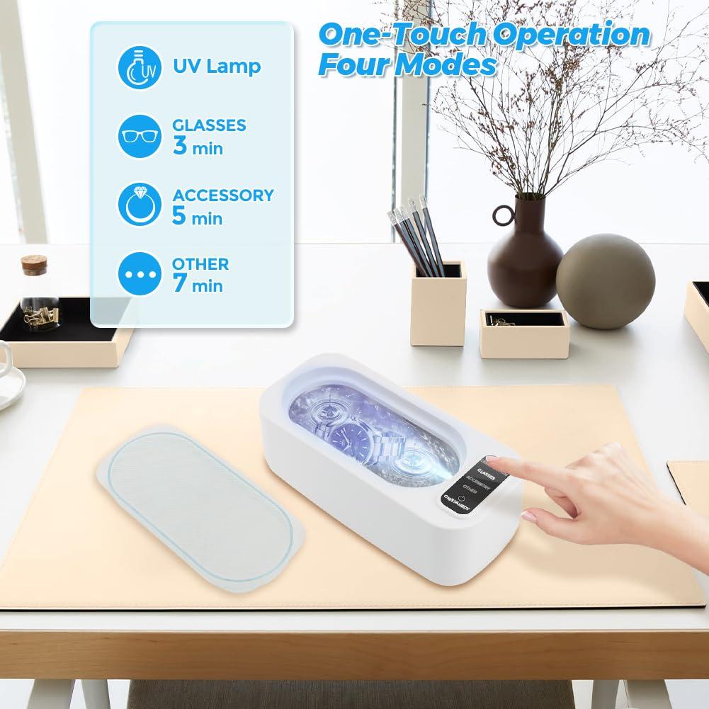 Limpiador Ultrasónico de Joyas Joyzan 350ML 50KHz 3 Modos