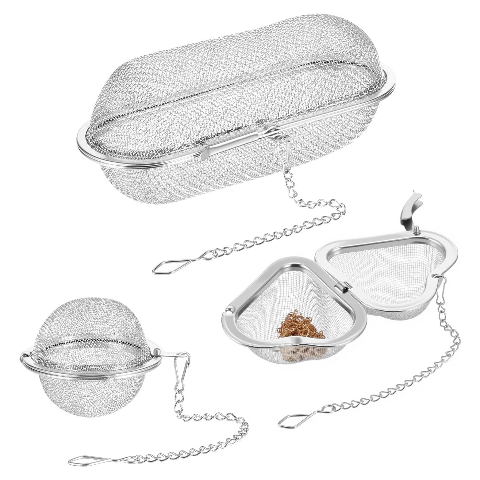 Paquete de 3 Cestas de Limpieza Ultrasónica Bruislard - Acero Inoxidable