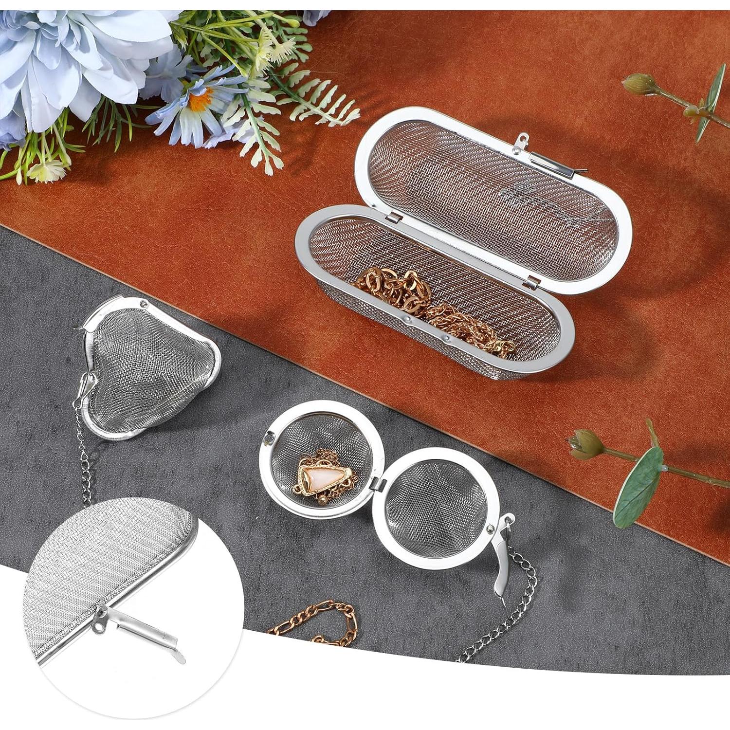 Paquete de 3 Cestas de Limpieza Ultrasónica Bruislard - Acero Inoxidable