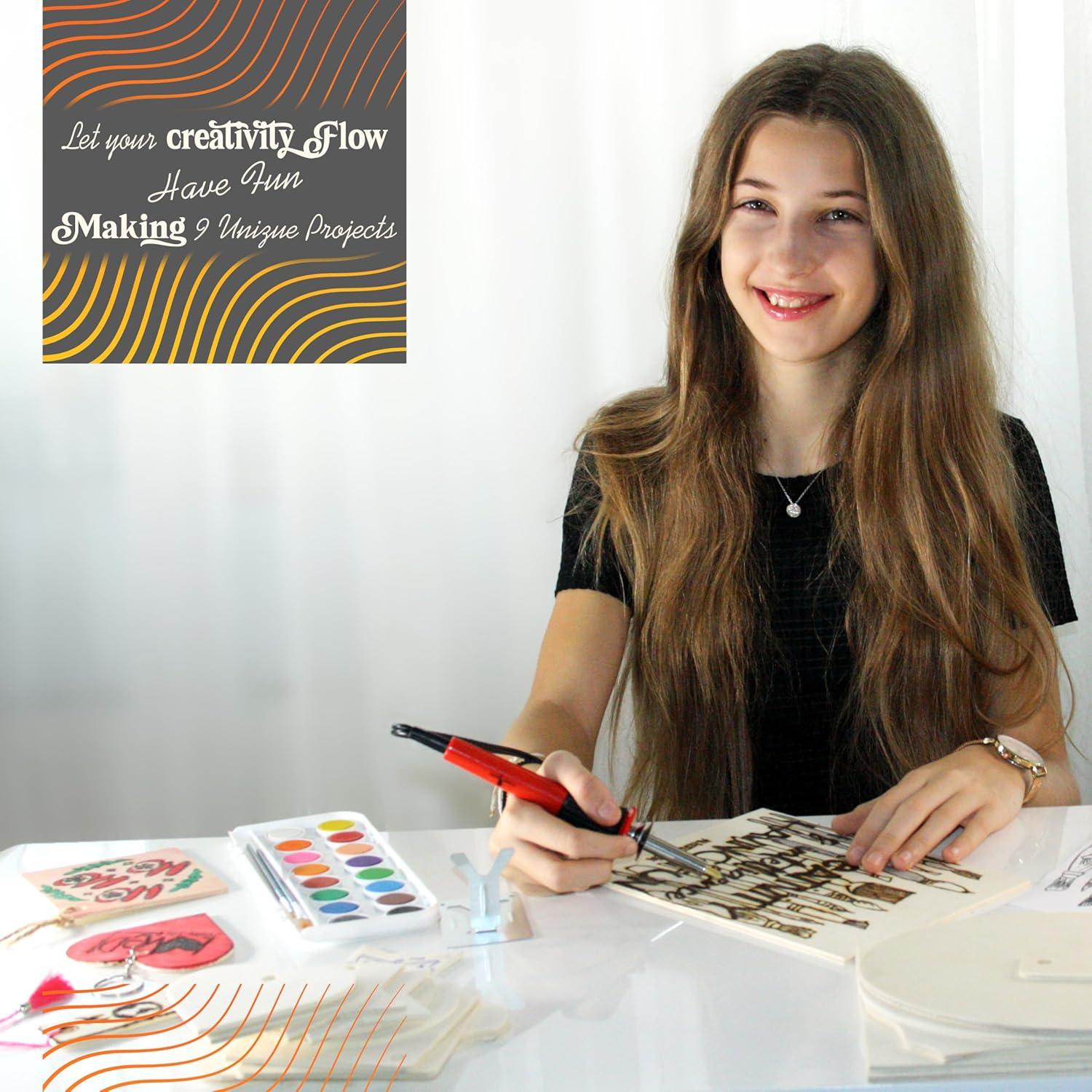 Kit de Quema de Madera Scissor-Tailed 140 Piezas