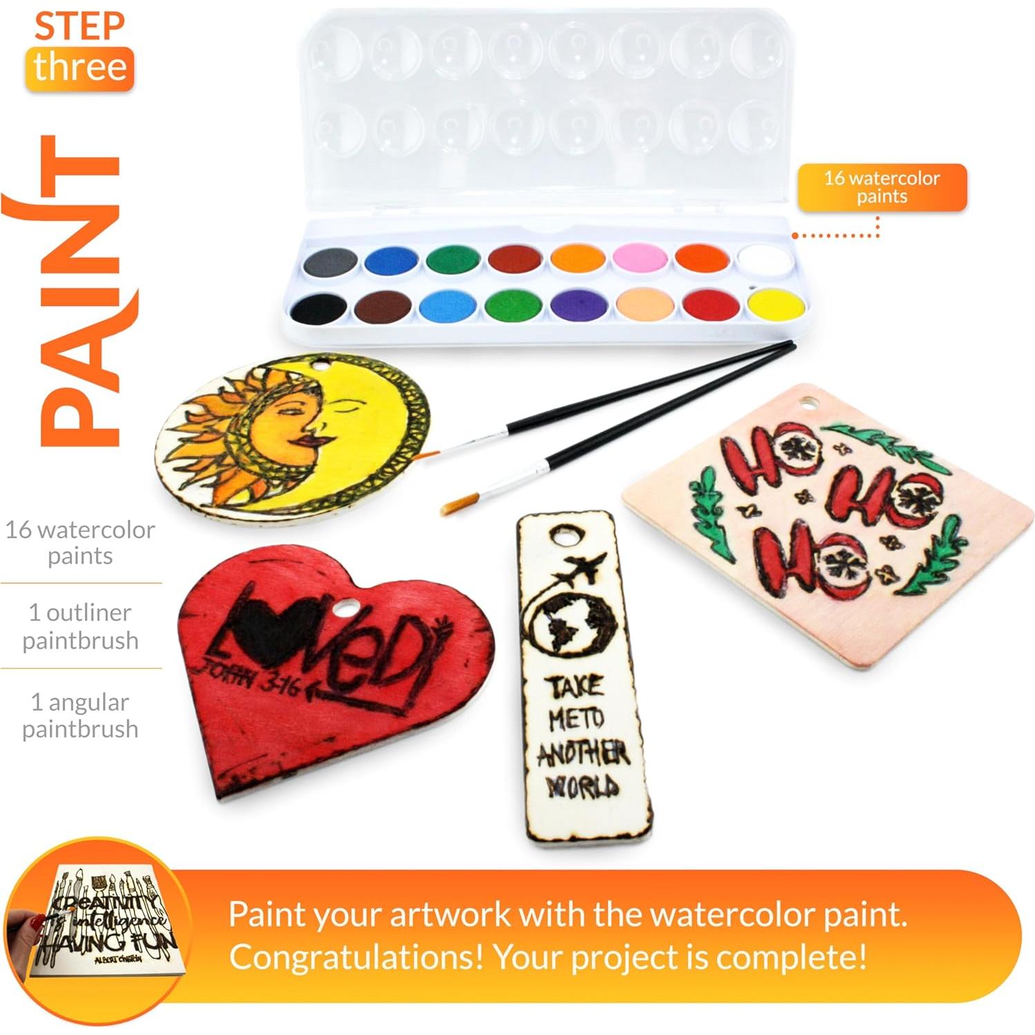 Kit de Quema de Madera Scissor-Tailed 140 Piezas