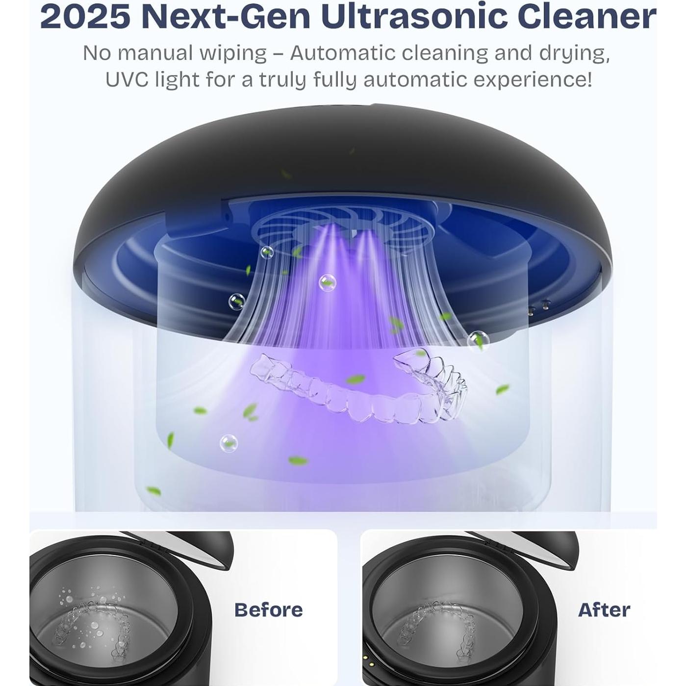 Limpiador Ultrasonico Newelkin 25W 45kHz con Secado y Luz UVC