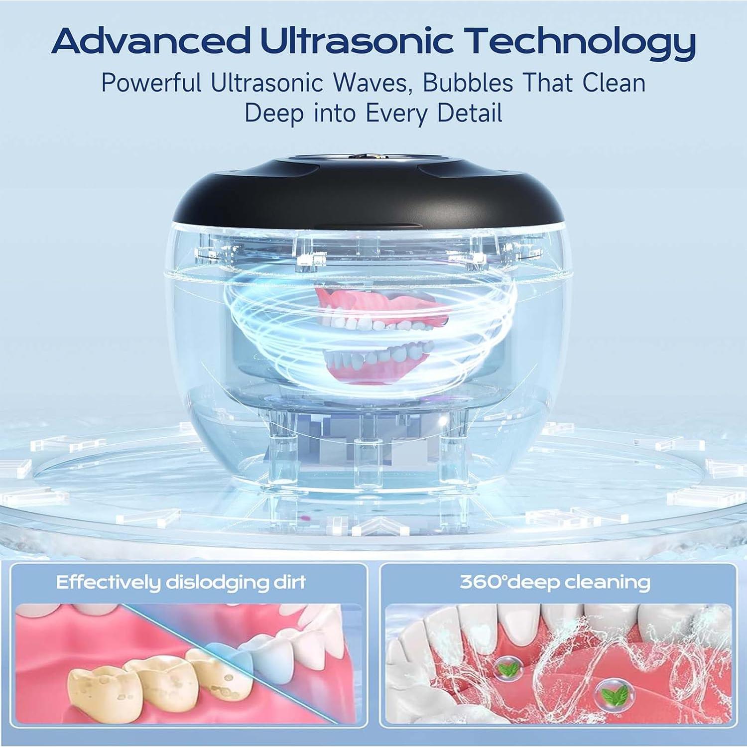 Limpiador Ultrasónico de Retenedores YFQ 200ML 45kHz 4 Modos