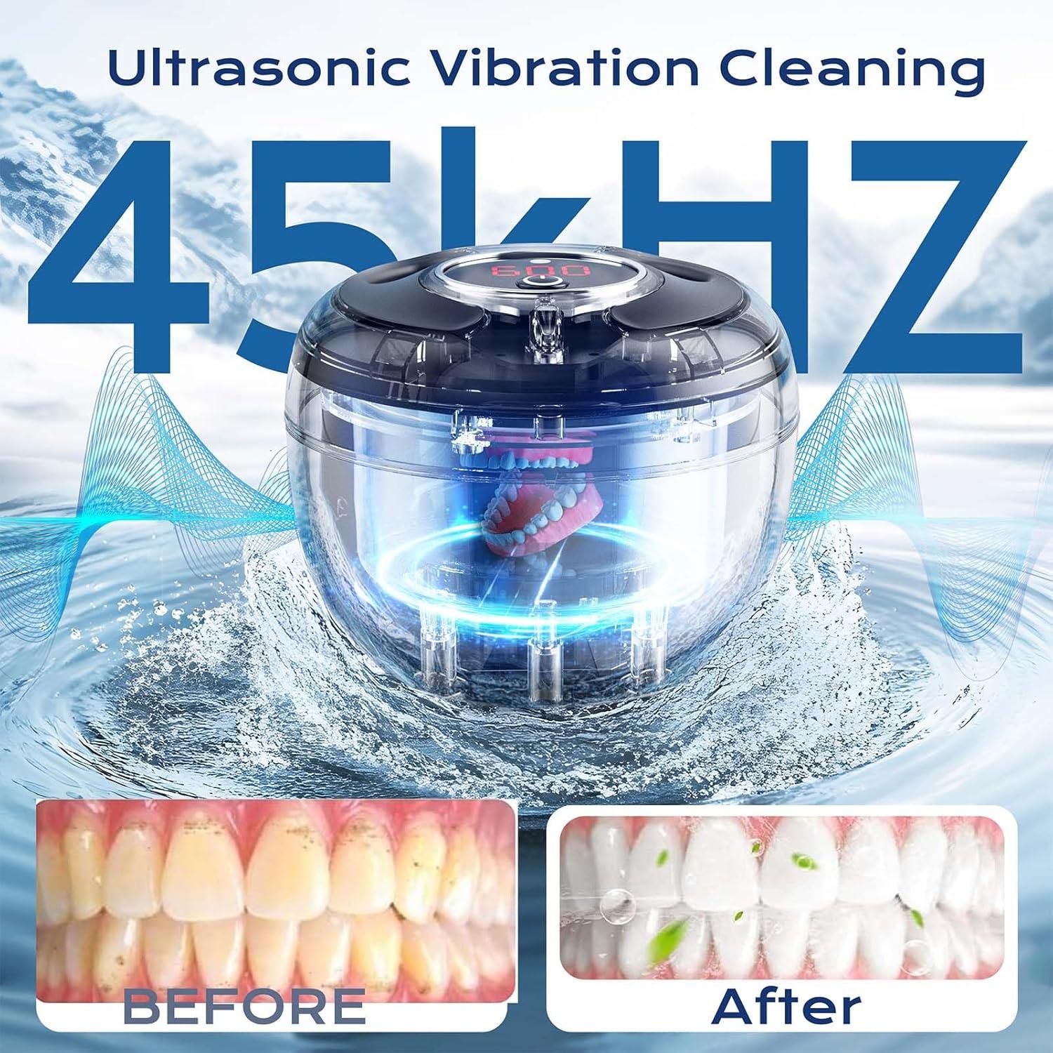 Limpiador Ultrasónico de Retenedores YFQ 200ML 45kHz 4 Modos