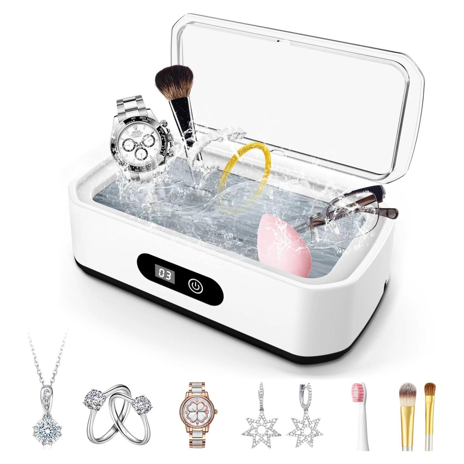 Limpiador Ultrasónico de Joyas Sumeber 12oz 48KHz Acero Inoxidable