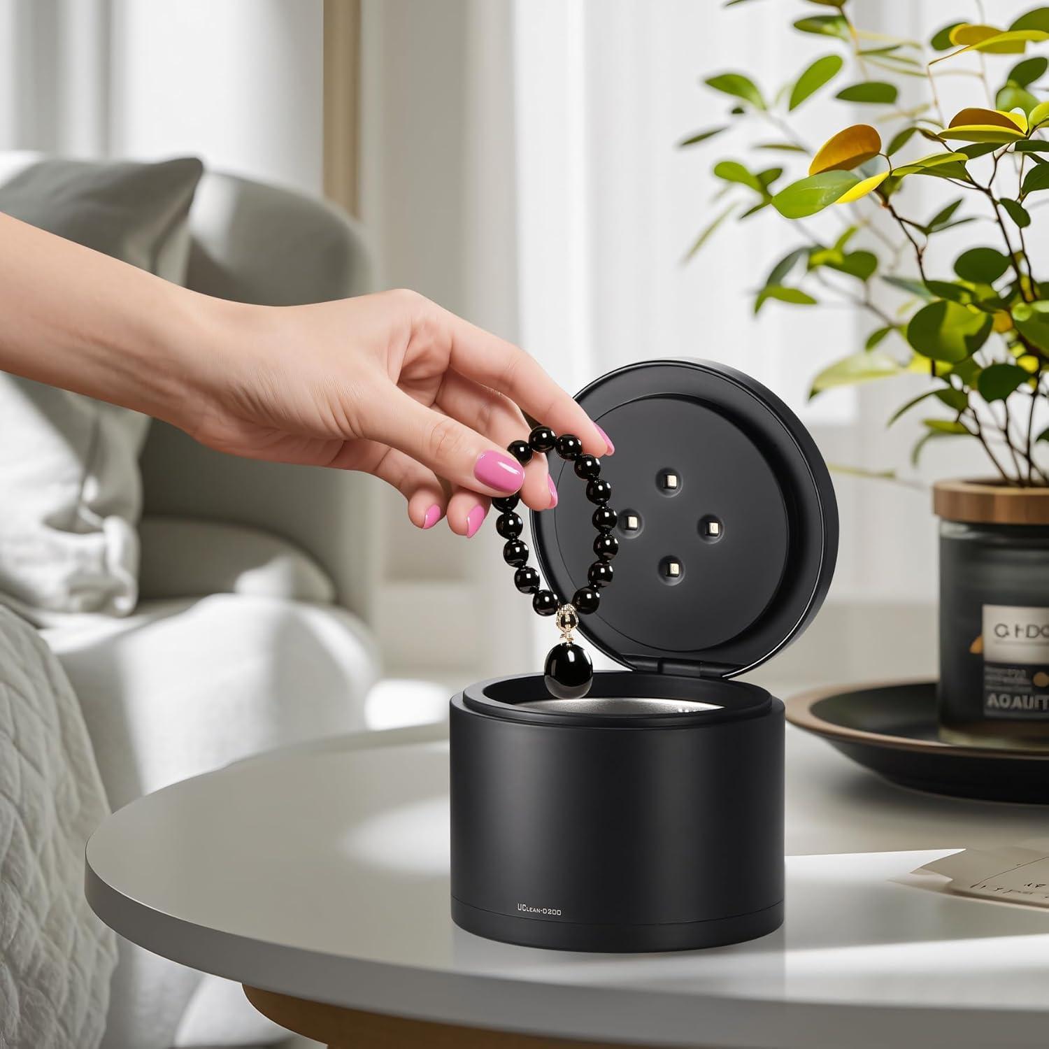 Limpiador ultrasónico YIXXI 250ML con luz U-V y control táctil