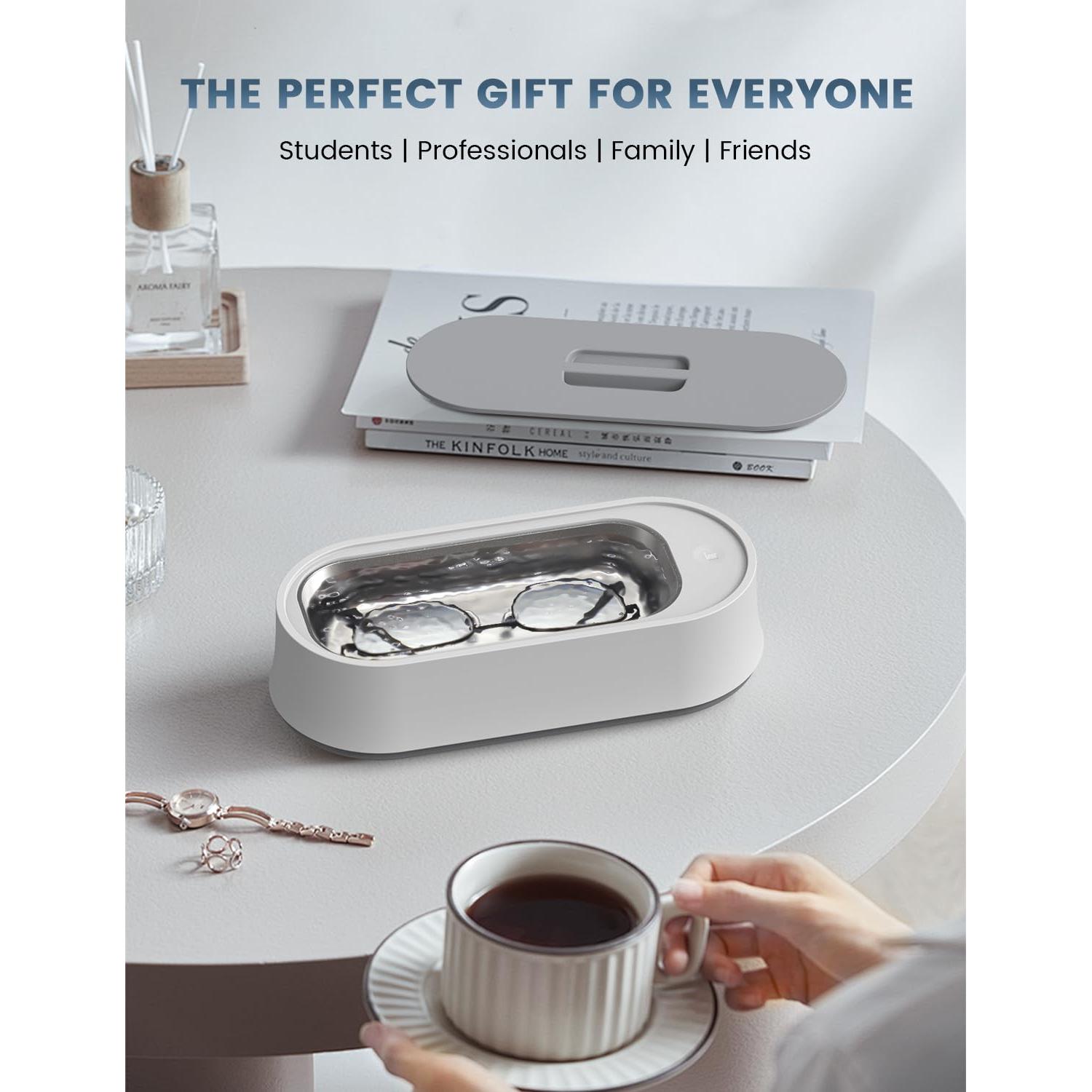 Limpiador Ultrasónico Gityso 440ml para Joyas y Gafas