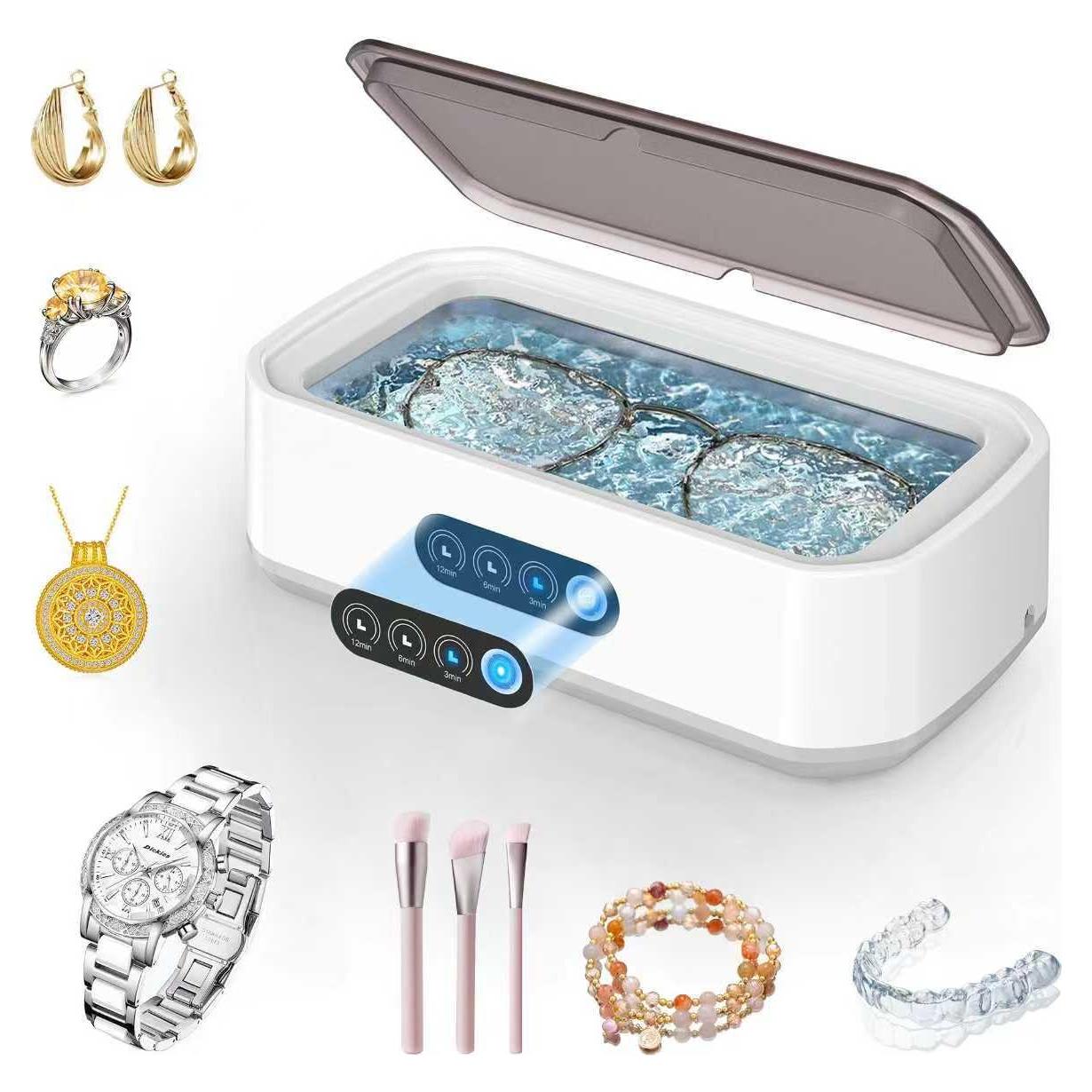 Limpiador Ultrasónico de Joyas BOYUMING 650ml 40W 3 Modos