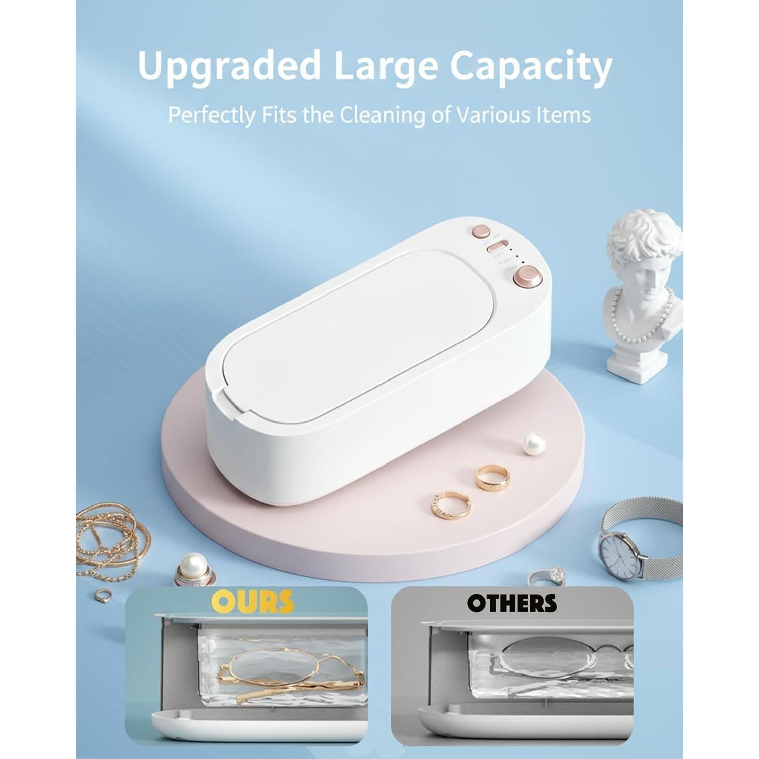 Limpiador Ultrasónico Portátil Fenkile S900 45kHz Recargable