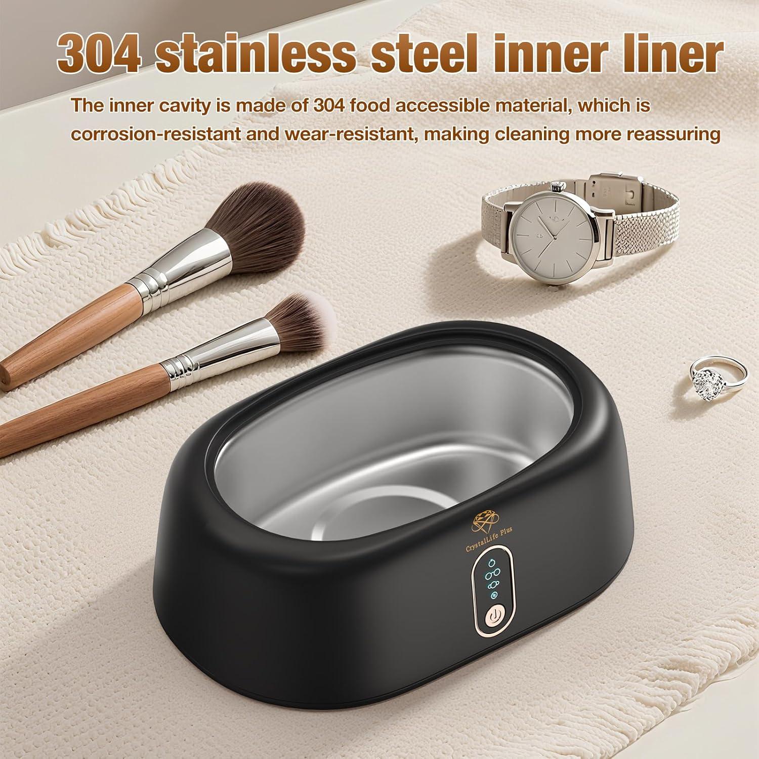 Limpiadora Ultrasónica de Joyas CrystalLifePlus 500ml 45KHz