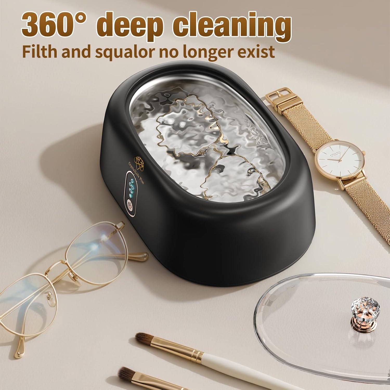 Limpiadora Ultrasónica de Joyas CrystalLifePlus 500ml 45KHz