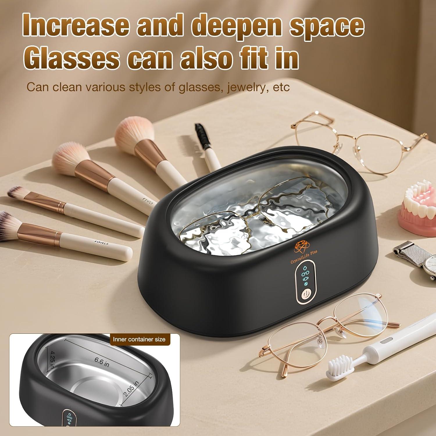 Limpiadora Ultrasónica de Joyas CrystalLifePlus 500ml 45KHz