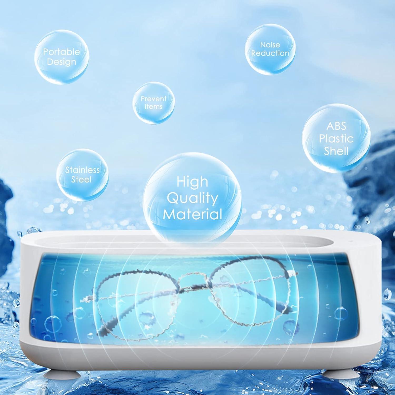 Limpiador Ultrasónico de Joyas FQBHMY 250 ML Portátil