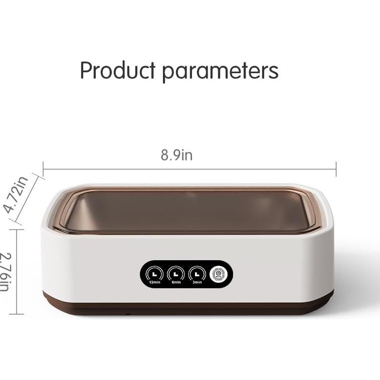 Limpiador Ultrasónico de Joyas BXXKXMC 650ml Acero Inoxidable