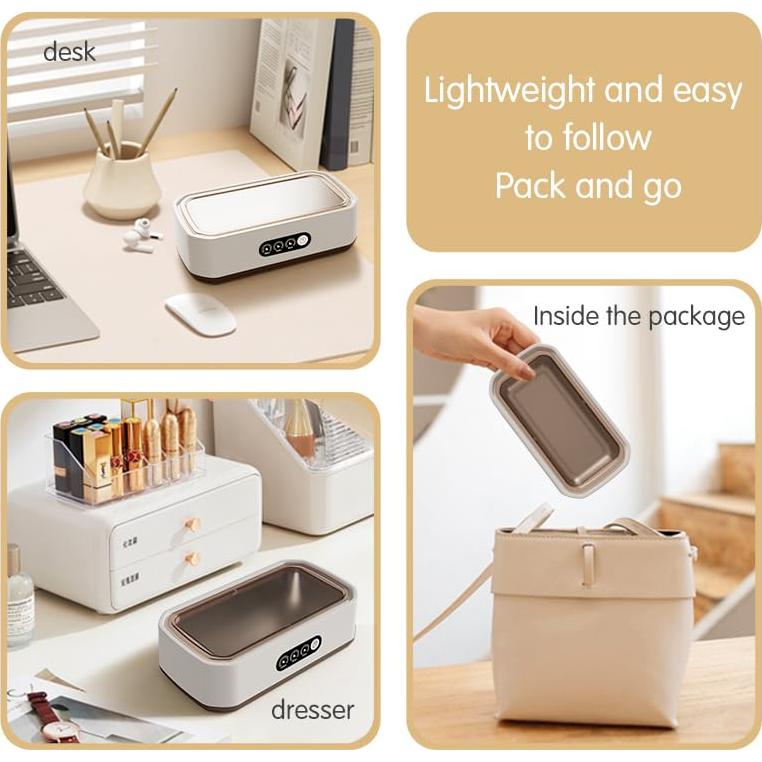 Limpiador Ultrasónico de Joyas BXXKXMC 650ml Acero Inoxidable