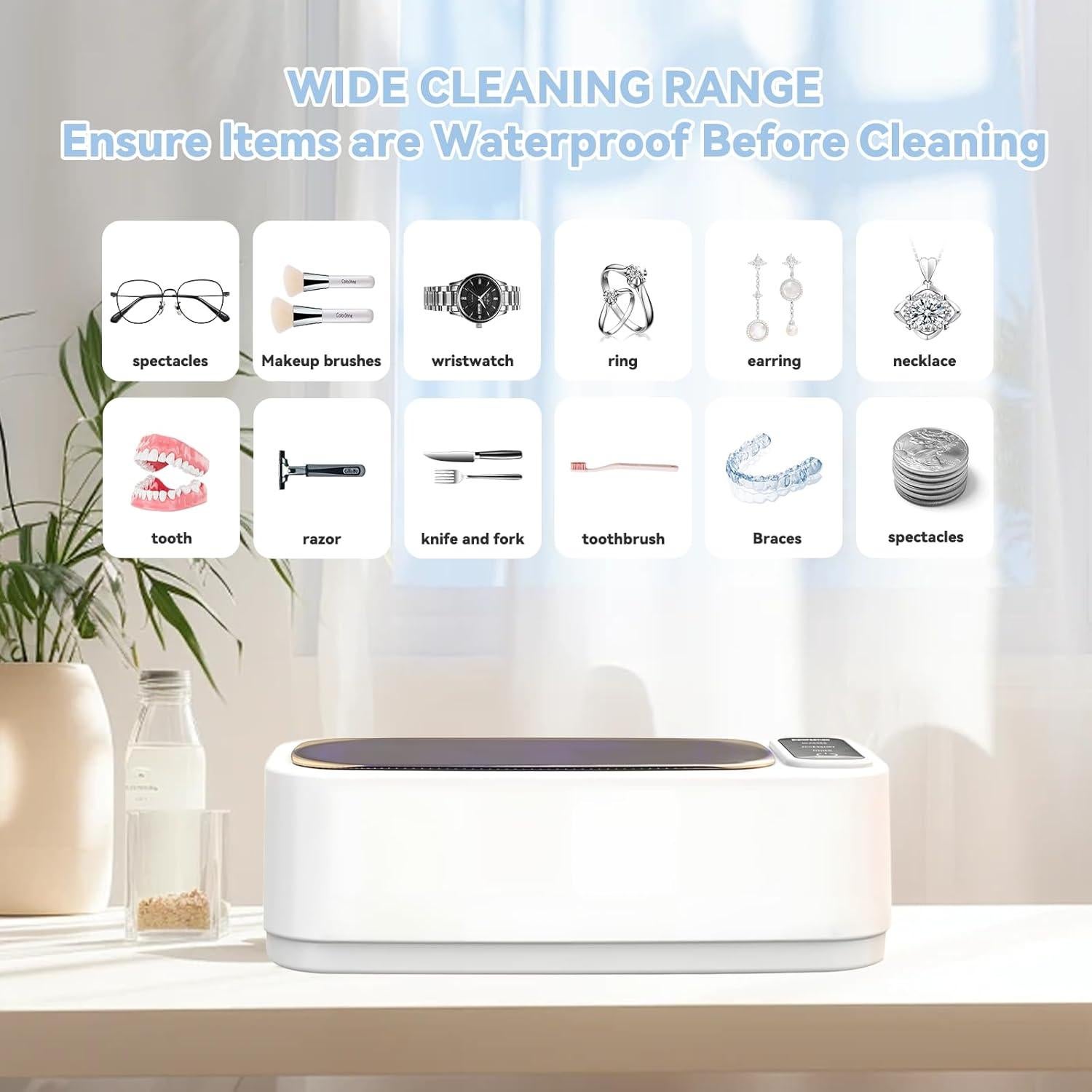 Limpiador Ultrasónico Profesional IJEUH 48KHz Acero Inoxidable