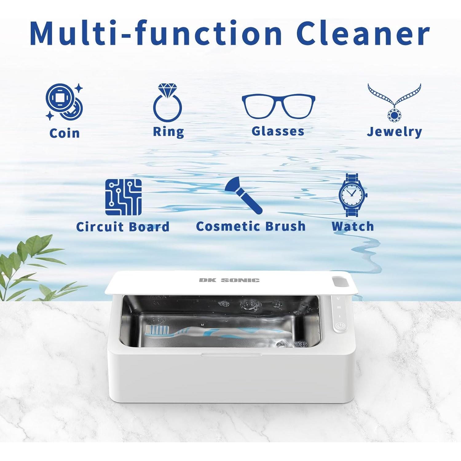 Limpiador Ultrasónico DK SONIC 450ml 24W 3 Modos para Joyería