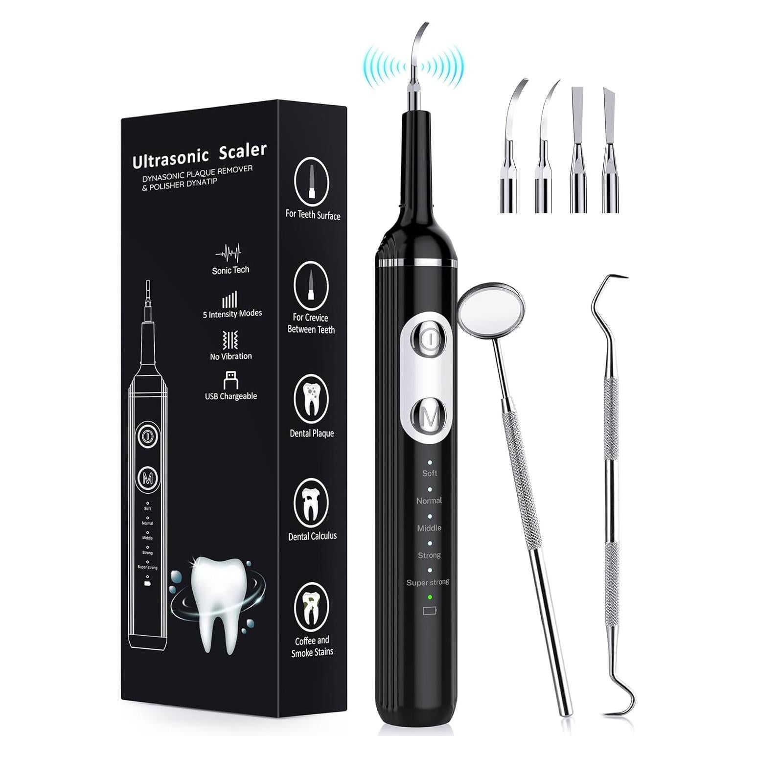 Removedor de Placa Dental Nature Nerds WD-JY-W001 con Luz LED