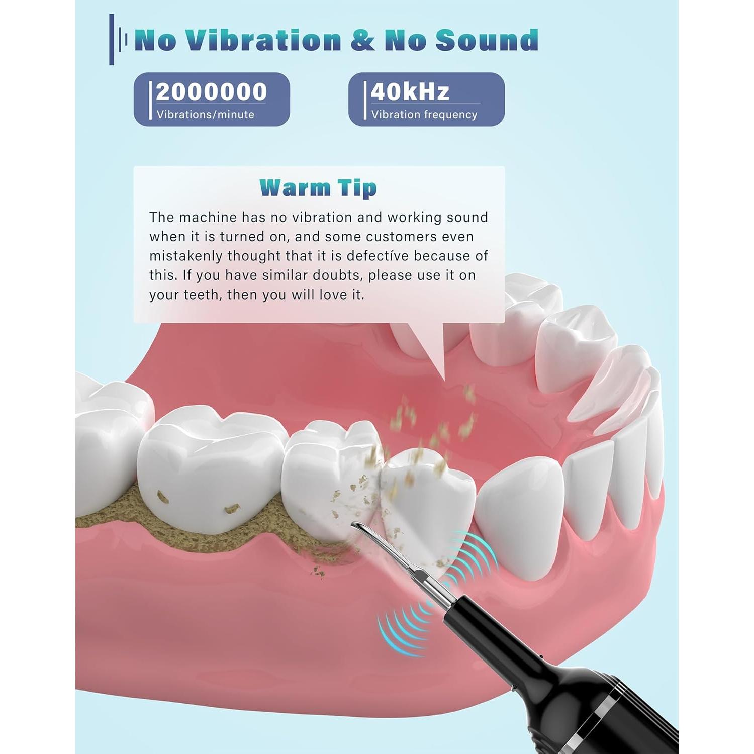 Removedor de Placa Dental Nature Nerds WD-JY-W001 con Luz LED