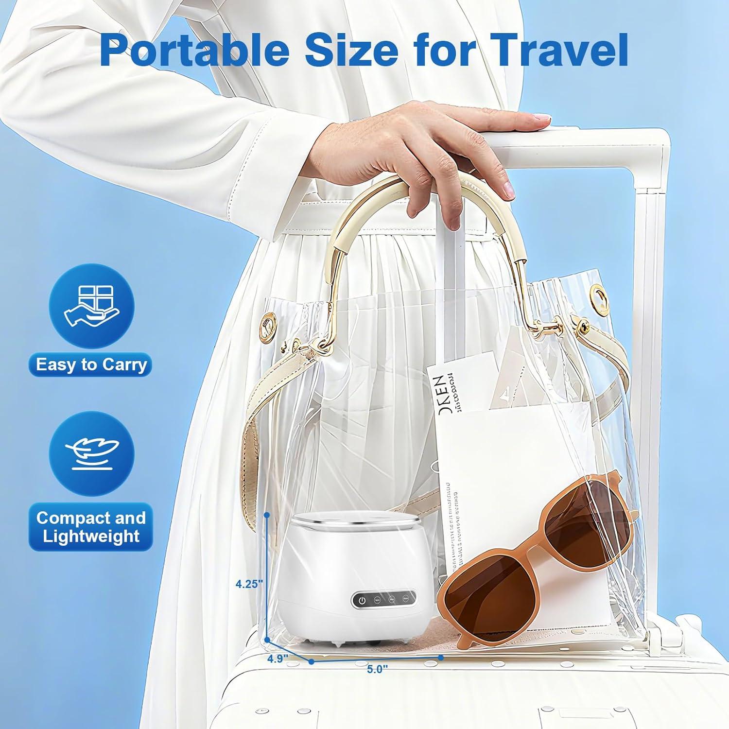 Limpiadora Ultrasónica Recargable Shantou 200ml Blanca