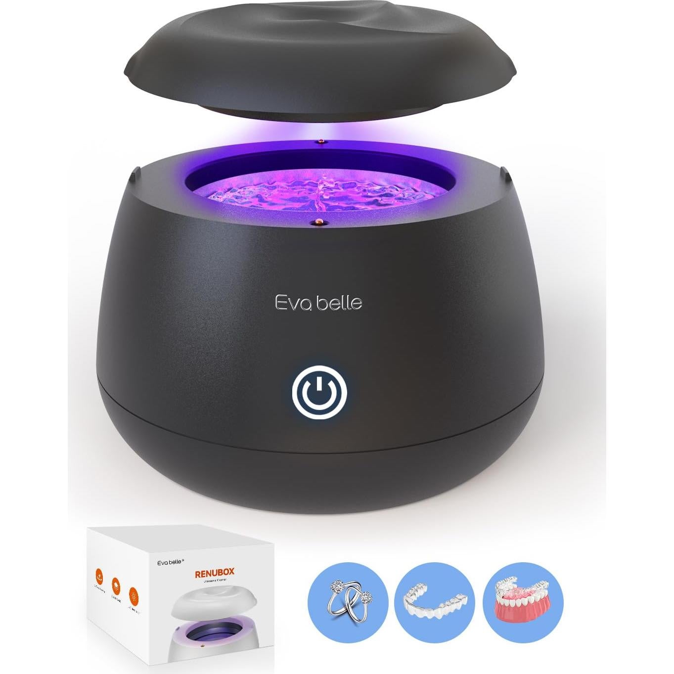 Limpiador Ultrasónico EVA BELLE para Retenedores y Joyería