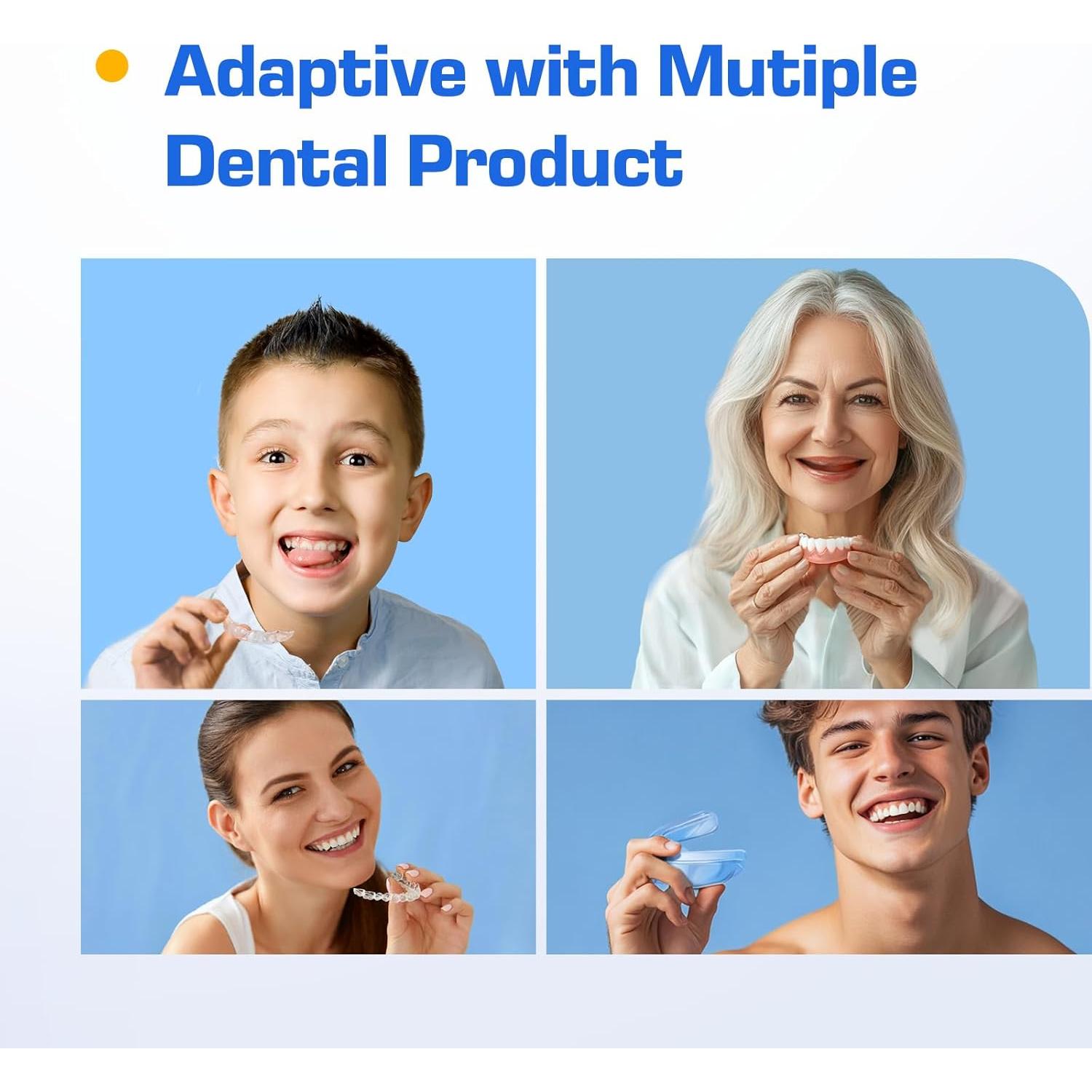 Limpiadora Ultrasónica Kingwell 45KHz 230ML para Dentaduras