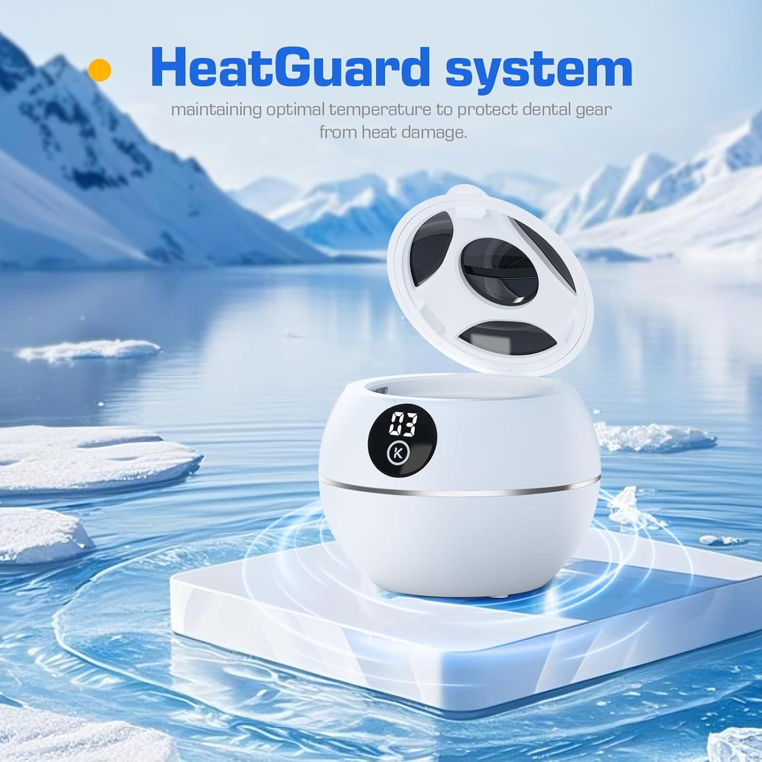 Limpiadora Ultrasónica Kingwell 45KHz 230ML para Dentaduras