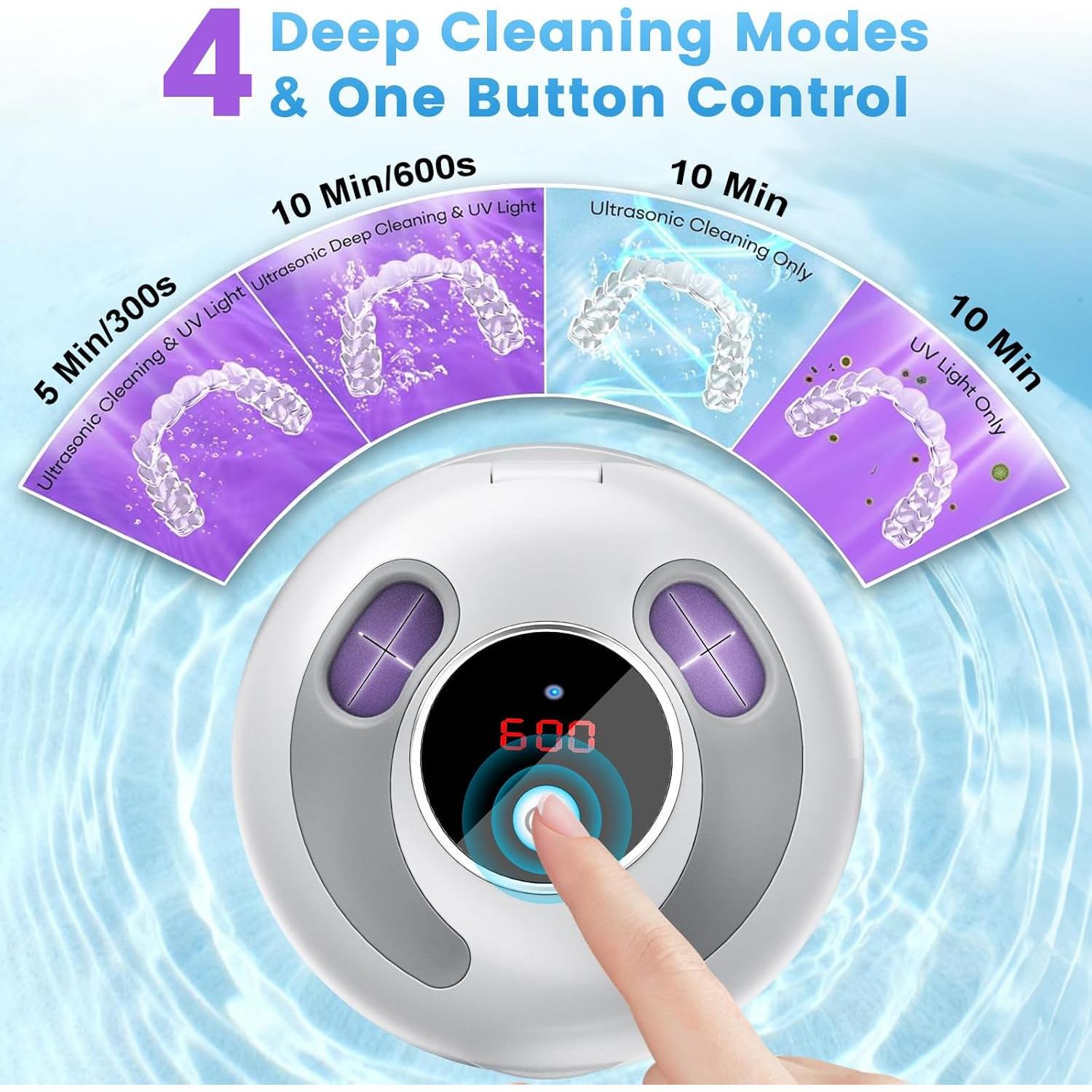 Limpiadora Ultrasónica de Retenedores Covanm 200ml Blanca