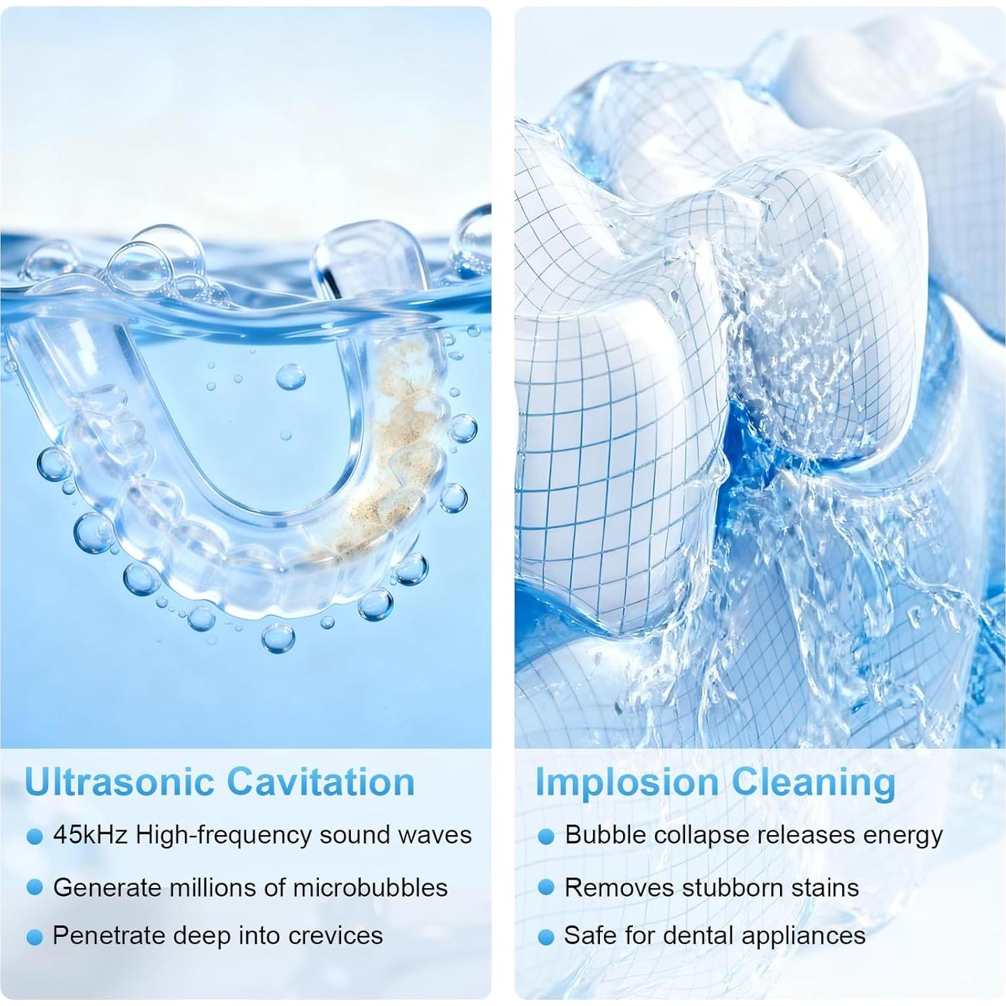 Limpiadora Ultrasónica de Retenedores Covanm 200ml Blanca