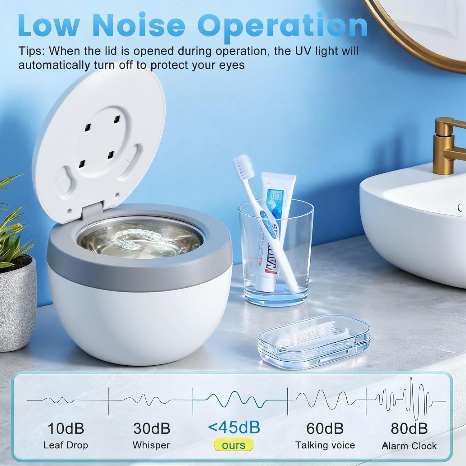 Limpiadora Ultrasónica de Retenedores Covanm 200ml Blanca