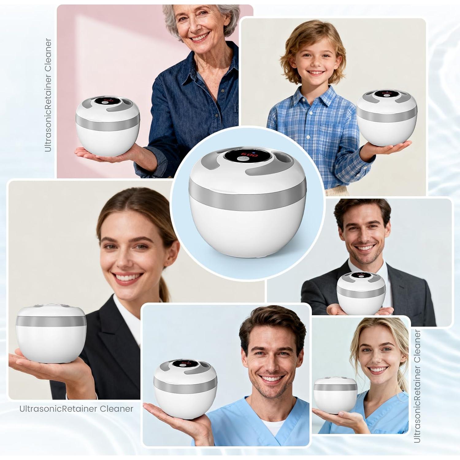 Limpiadora Ultrasónica de Retenedores Covanm 200ml Blanca