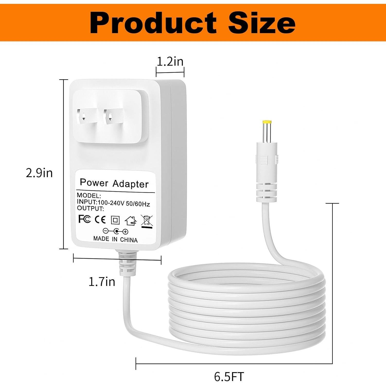Cable de Alimentación 12V ZJCRLH para Zima Dental Pod y Pod PRO