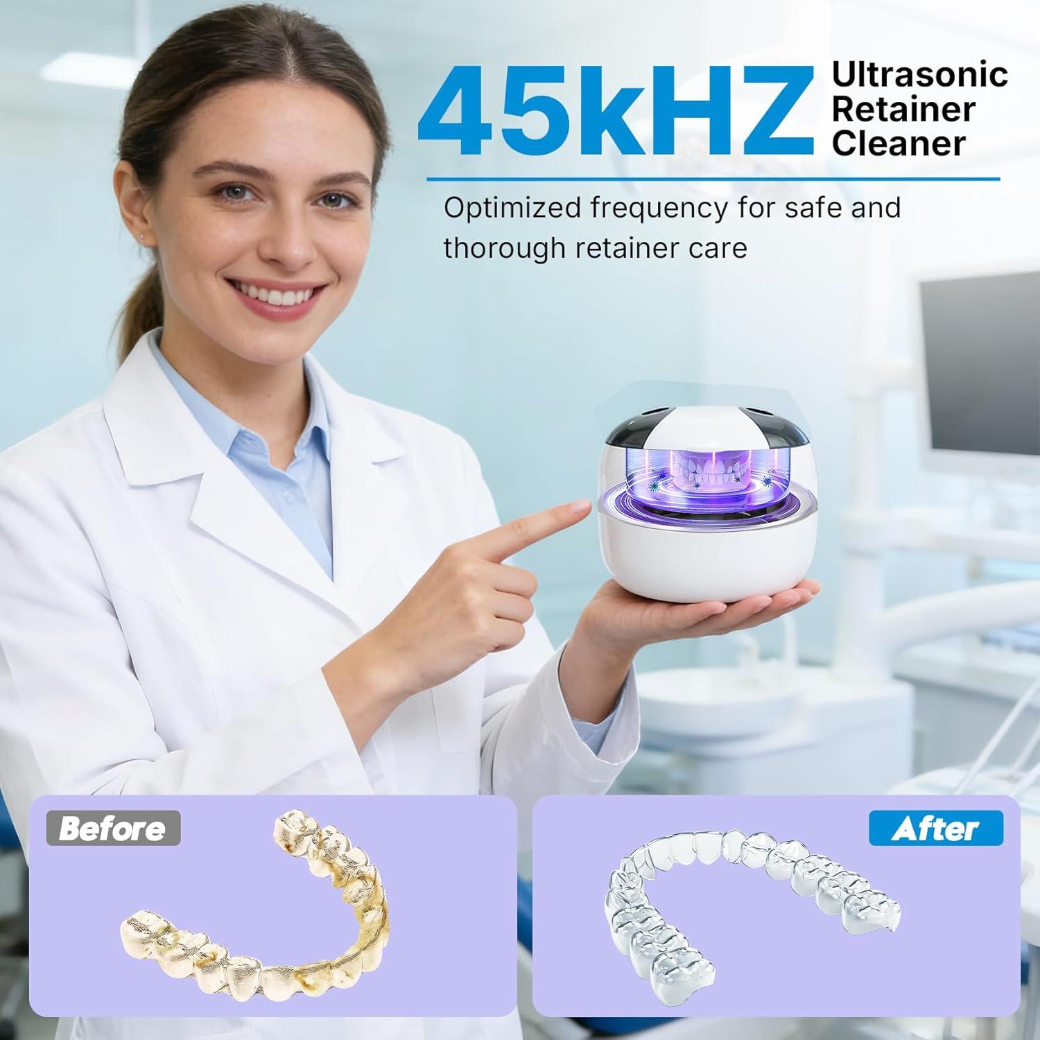 Limpiadora Ultrasónica VOHEZTA para Retenedores y Dentaduras