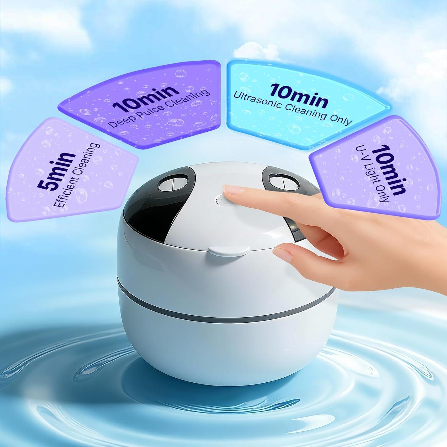 Limpiadora Ultrasónica VOHEZTA para Retenedores y Dentaduras